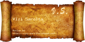 Vizi Sarolta névjegykártya